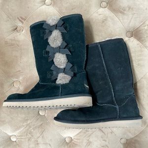 Koolaburra by UGG Tall black boots  Size 6 youth women's size 7
